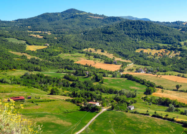 istock San Leo - Countryside view from the Fortress 870110804