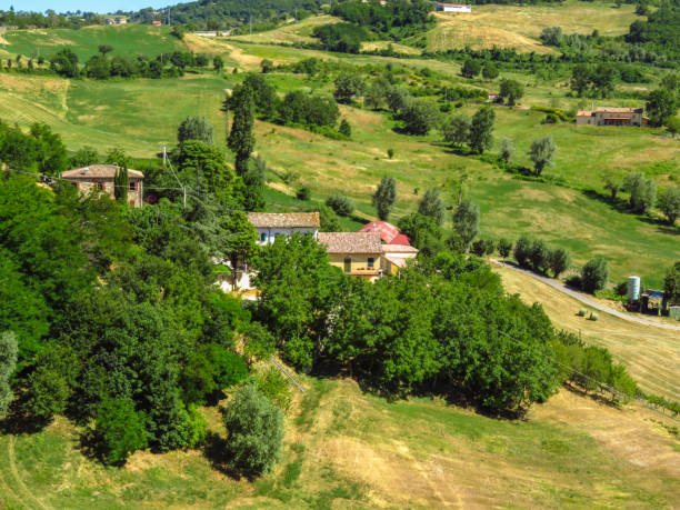 istock San Leo - Countryside view from the Fortress 870111076