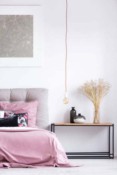 istock Nightstand in classic style bedroom 870115004