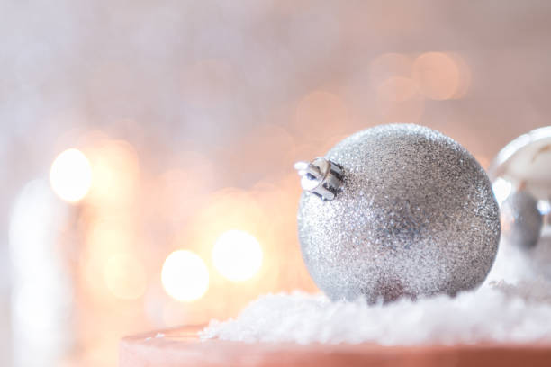 Christmas - Shiny silver christmas decoration