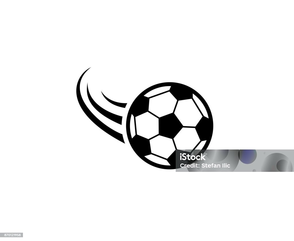 Ícone de bola de futebol - Vetor de Futebol royalty-free