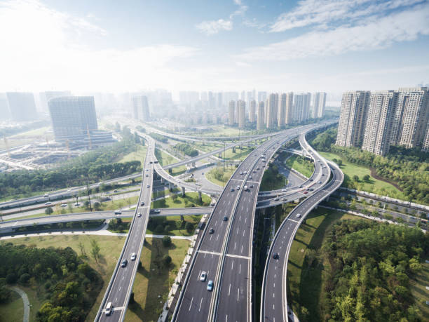 istock road junctions in midtown of modern city 870137684