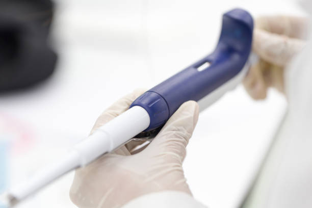 istock Education Biotechnology and Experiment chemical in the laboratory. 870139206