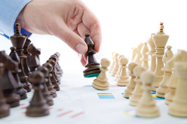 istock Chess financial business strategy concept. 870139804