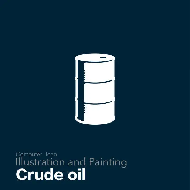 Vector illustration of oil