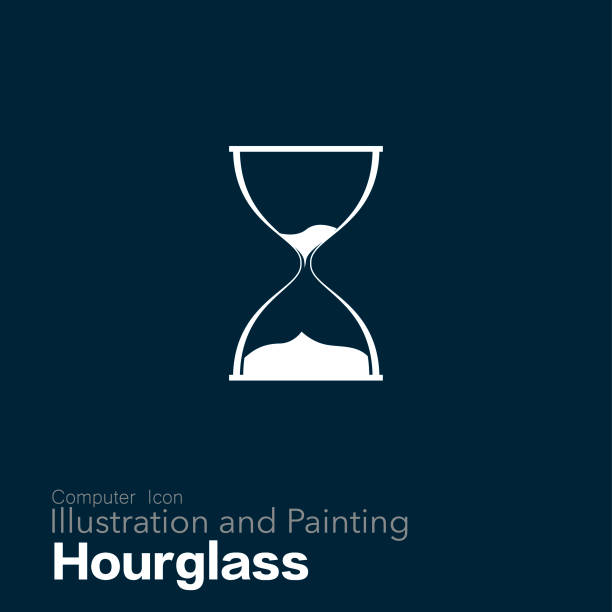 hourglass Illustration and Painting sand clipart stock illustrations