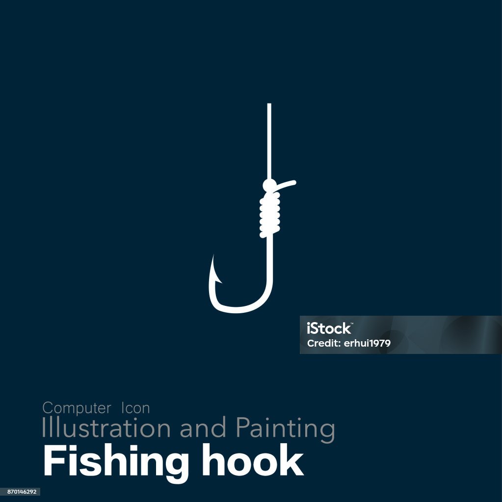 Corcho de pesca - arte vectorial de Anzuelo de pesca libre de derechos