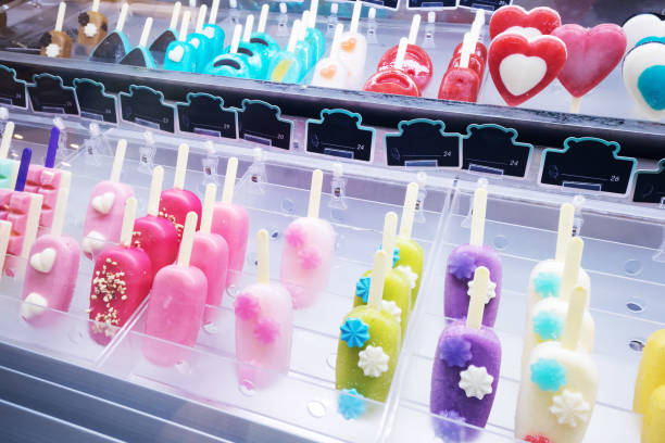 colorful stick ice cream