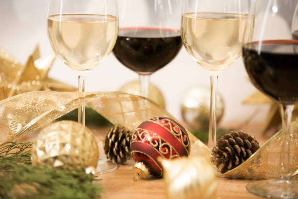 istock Christmas holiday party, wine tasting event. 870160242