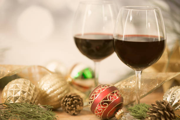 istock Christmas holiday party, wine tasting event. 870160440