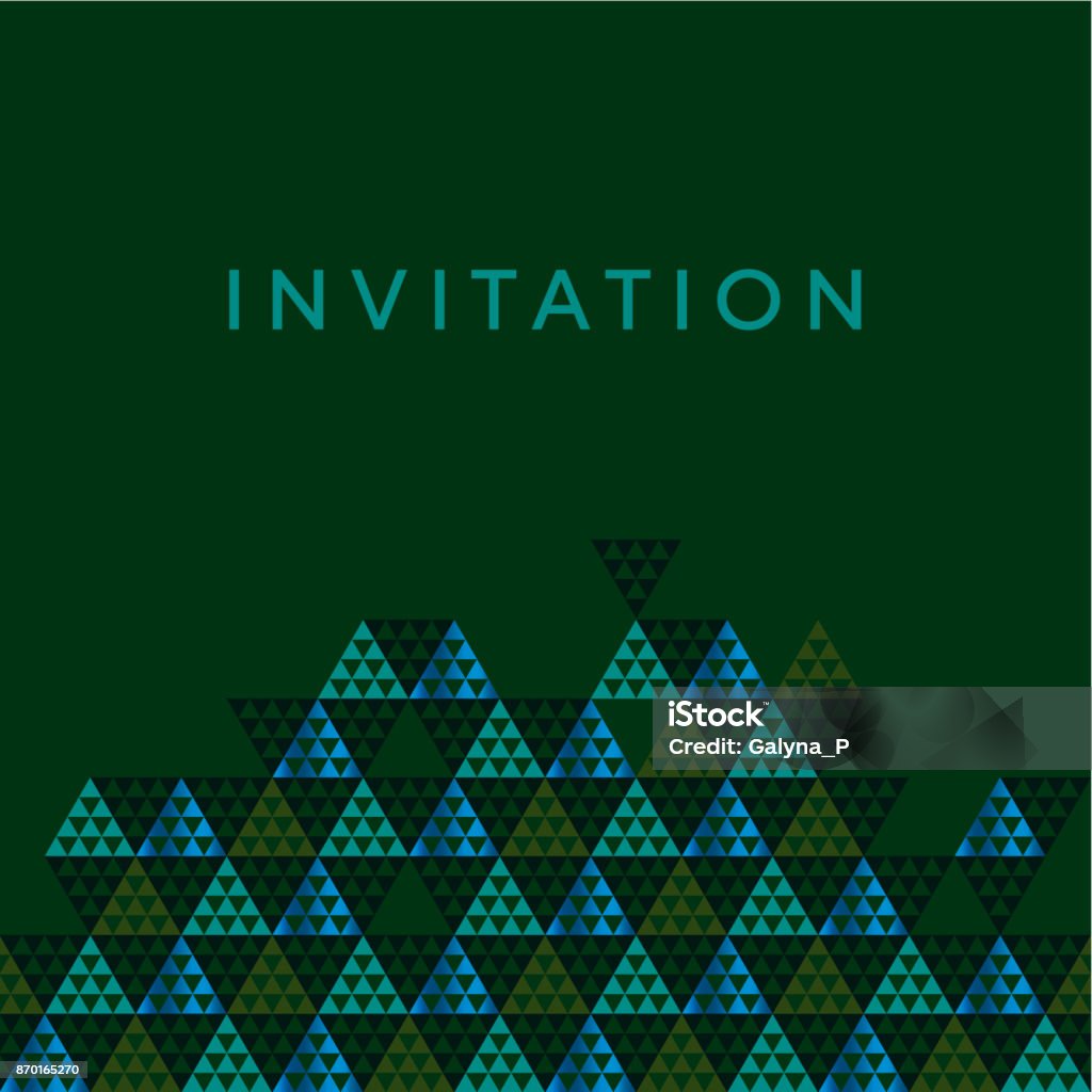 Geometry Black Header Vector Illustration Concept Triangle Geometric ...