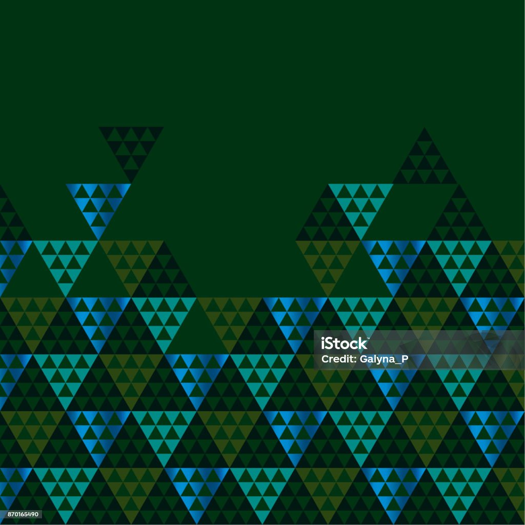 Geometry Black Header Vector Illustration Concept Triangle Geometric ...