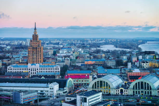istock Latvian Academy of Sciences in Riga 870176878
