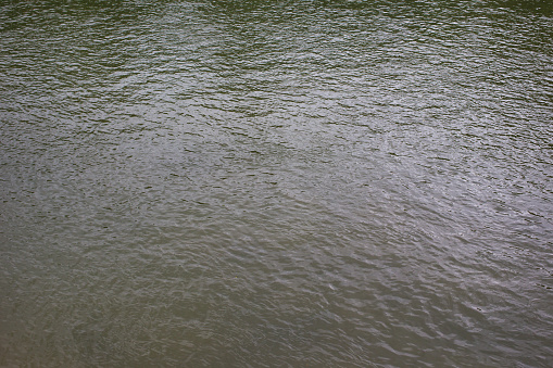 Surface of water in natural lake background.