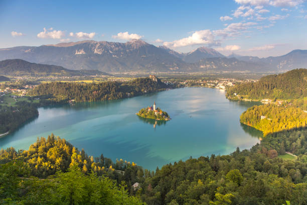 istock Panoramic view of Lake Bled, Slovenia 870185160