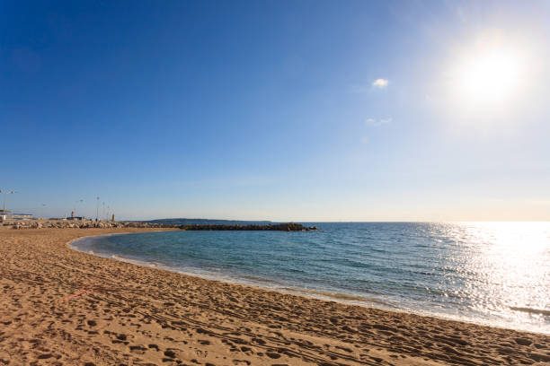 istock Cannes beach day view, France. 870195140