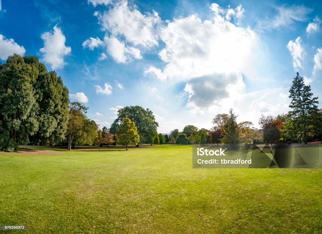 Dramatic Sky sur un parc Public - Photo de Parc naturel libre de droits