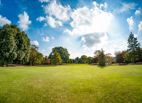 Public Park In Cheltenham, United Kingdom