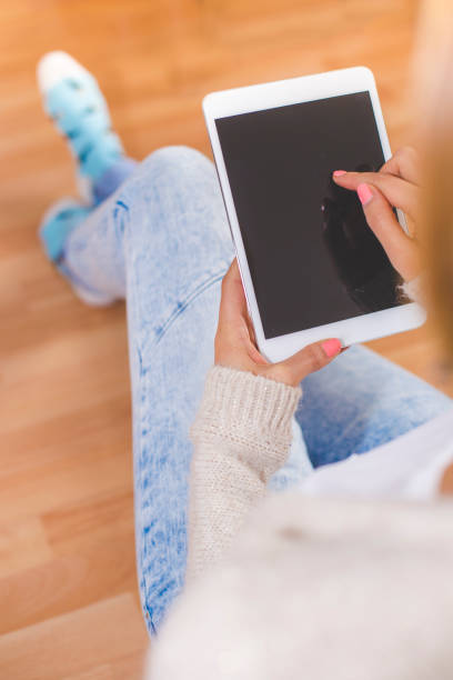istock Young woman searching something on the web 870203504