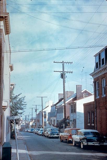 istock Street scene, New Jersey, 1954 870219270