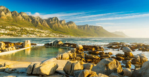 istock Camps Bay Ocean Pool At Sunset 870222316