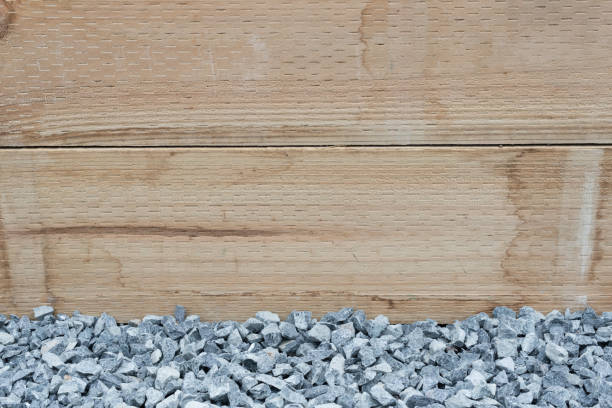 istock Retaining wall and gravel detail 870237440