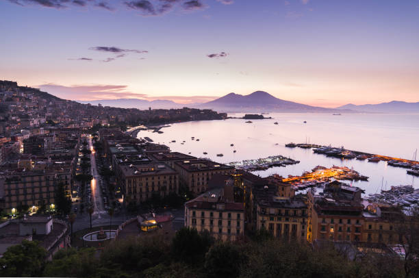 istock Beautiful Sunrise in Naples, Italy 870243978
