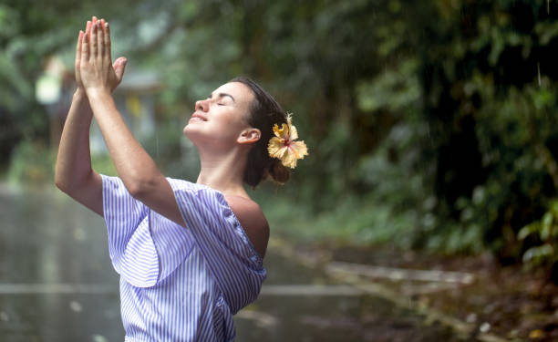 istock girl happy rain 870261090