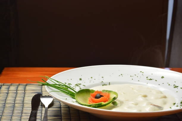 Italian pasta gnocchi with cheese