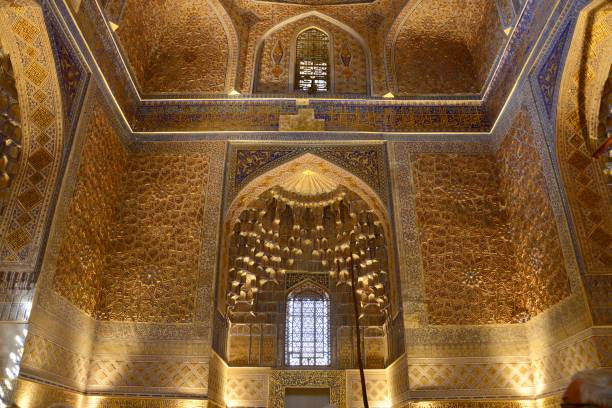 istock Architectural detail, Guri Amir (mausoleum of Timur), Samarkand 870264336