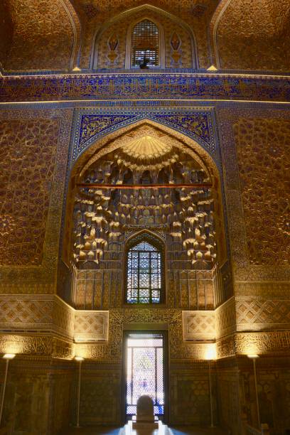istock Architectural detail, Guri Amir (mausoleum of Timur), Samarkand 870264362