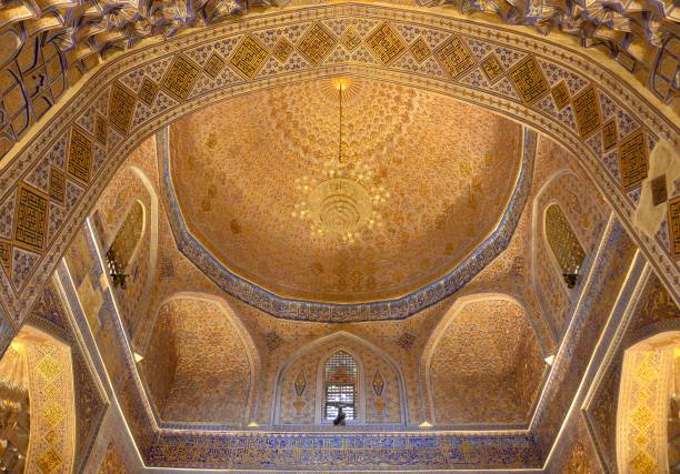 istock Architectural detail, Guri Amir (mausoleum of Timur), Samarkand 870264364
