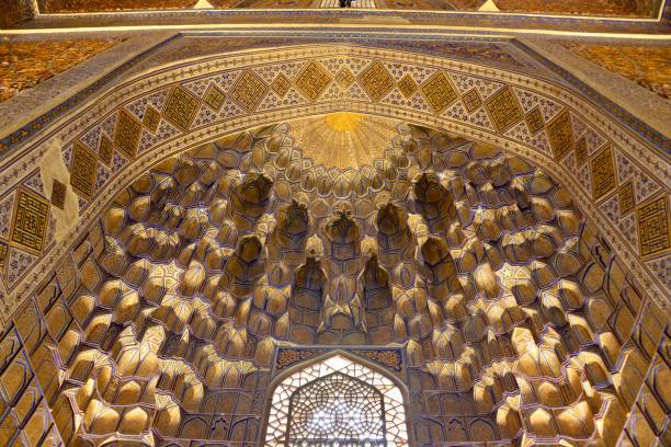 istock Architectural detail, Guri Amir (mausoleum of Timur), Samarkand 870264366