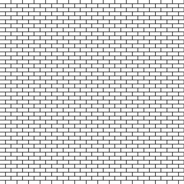 illustrations, cliparts, dessins animés et icônes de fond de mur de briques blanches. illustration vectorielle - wall brick backgrounds textured effect