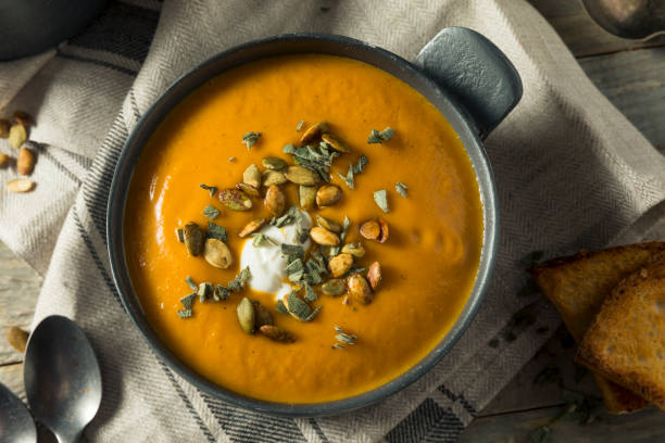 istock Homemade Curry Butternut Squash Soup 870277998