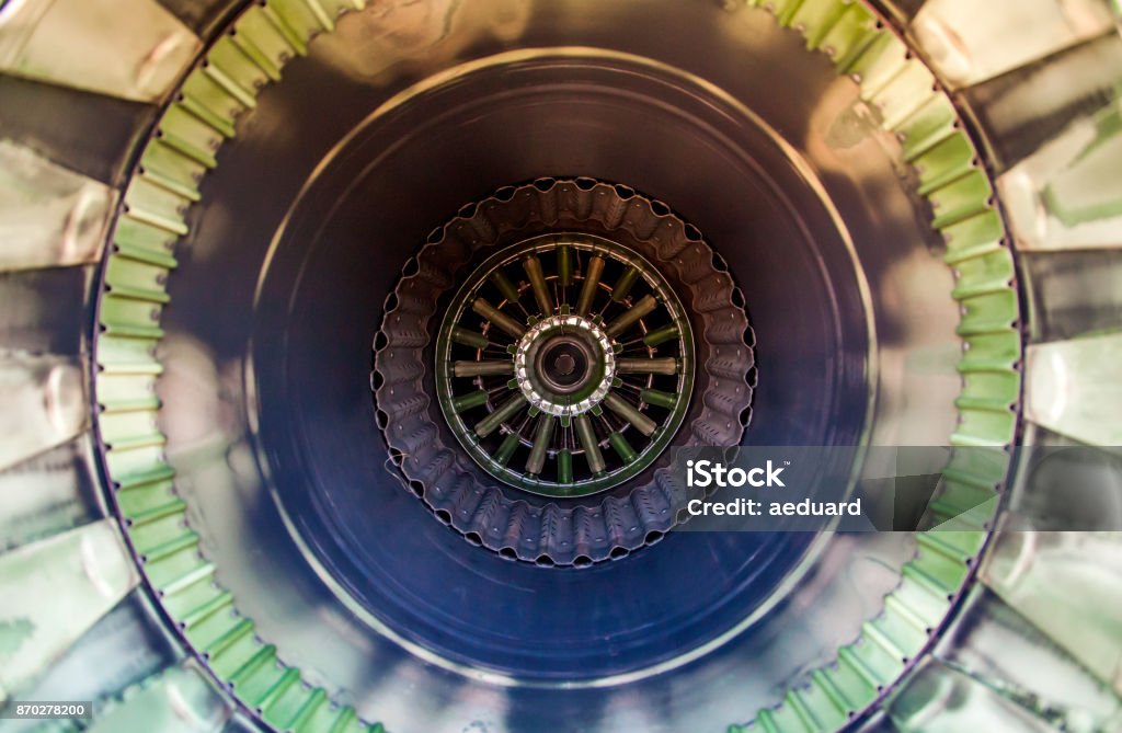 Jet Engine Interiro Inside A Jet Engine Stock Photo - Download Image Now - Jet Engine ...