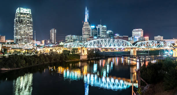 istock Nashville Night Skyline 870283876