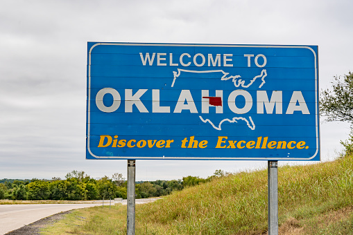 Bienvenido a Oklahoma señal photo