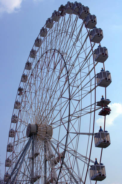 istock Ferris wheel and sky in Moscow 870287382