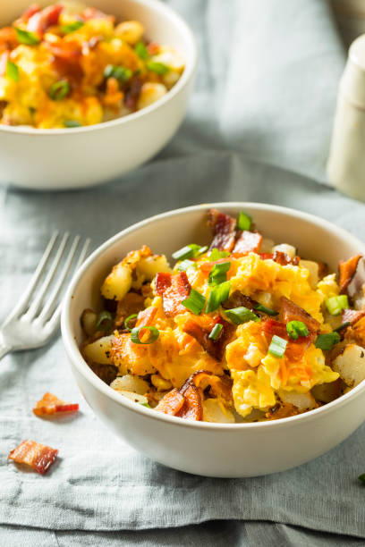 istock Homemade Egg and Potato Breakfast Bowl 870290234