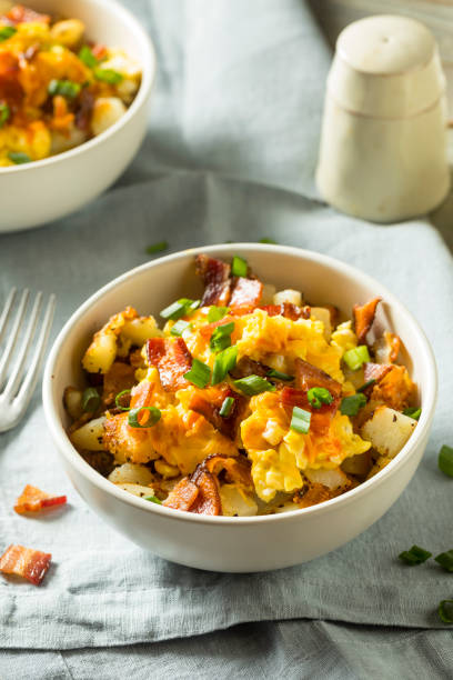 istock Homemade Egg and Potato Breakfast Bowl 870293116