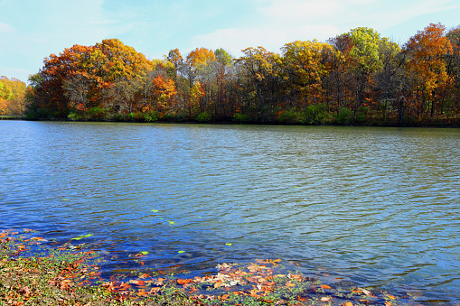 Autumn at Moraine View State Park