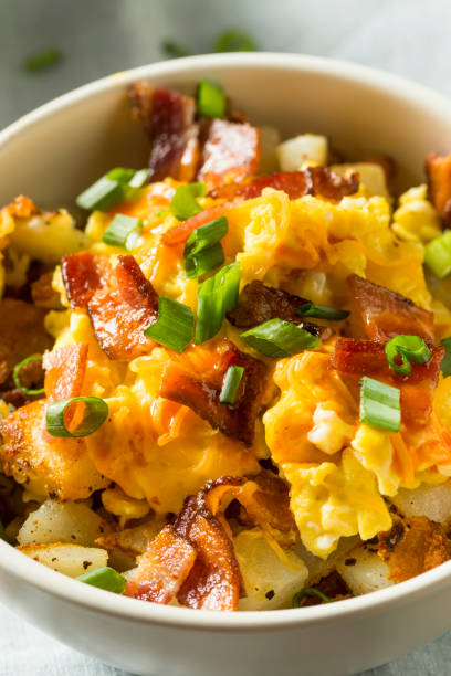istock Homemade Egg and Potato Breakfast Bowl 870296384