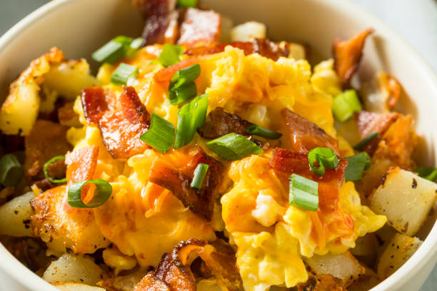 istock Homemade Egg and Potato Breakfast Bowl 870298490