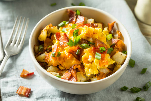 istock Homemade Egg and Potato Breakfast Bowl 870299090