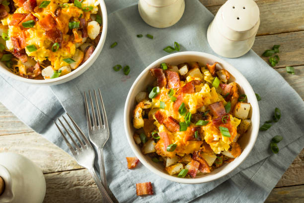 istock Homemade Egg and Potato Breakfast Bowl 870301312