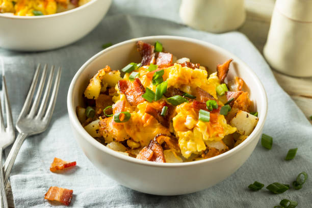 istock Homemade Egg and Potato Breakfast Bowl 870301560