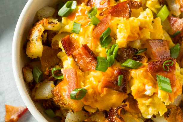 istock Homemade Egg and Potato Breakfast Bowl 870301608