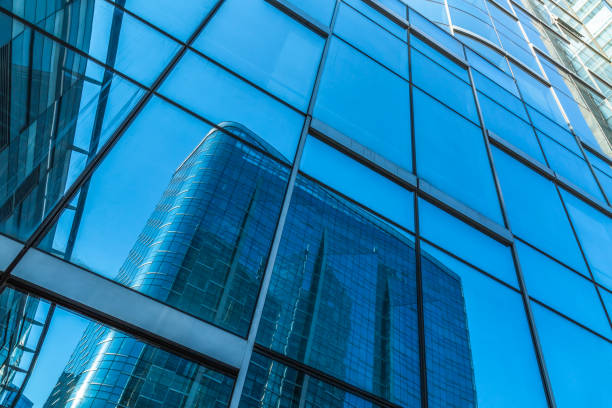 istock Detail glass building background 870306892