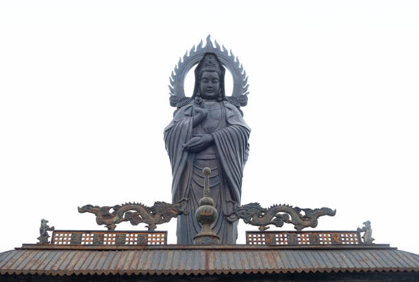 templo guiyuan s un templo budista ubicado en la ciudad de wuhan, - hubei province fotografías e imágenes de stock